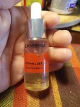 LANBENA-suero Facial blanqueador con vitamina C, esencia para la piel que aclara las manchas, elimina manchas oscuras y pecas