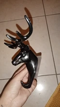 Wall-Hanging-Hook Horns Hanger-Rack Deer-Head Wall-Decoration Key-Deer Vintage Antlers