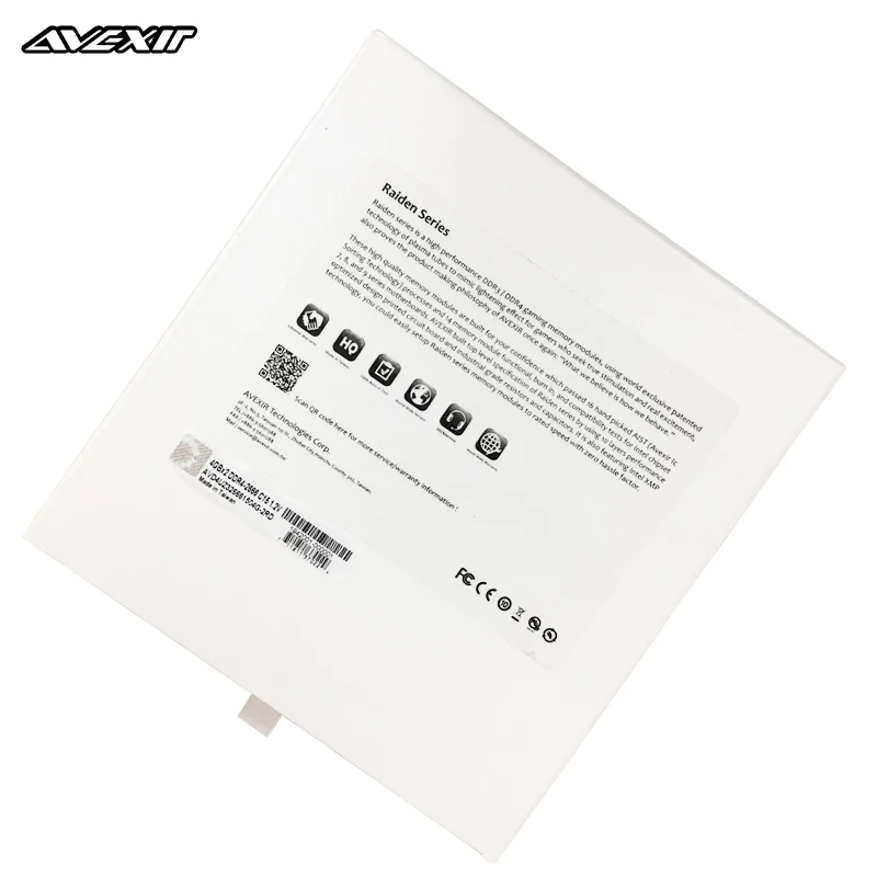 Память серии Avexir Raiden ddr4 pc4 ОЗУ 8 Гб 16 2666 МГц 3000 3200 3600 DIMM Настольная