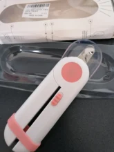 Scissors Nail-Cutter Professional Claw-Toe LED Pet-Dog-Cat Clea Stainless-Steel Safety