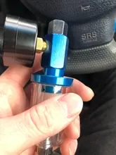 pistola de pintura, manómetro de regulador de aire + herramienta de filtro de trampa de agua en línea + adaptador JP/EU/US, herramientas neumáticas, accesorios para aerografo