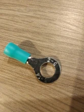 Ring Cable-Wire-Connector Insulated-Terminal Electrical-Crimp-Terminal 50PCS/100PCS RV2-6