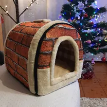 CAWAYI KENNEL Dog Pet House Products Dog Bed For Dogs Cats Small Animals cama perro hondenmand