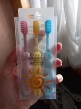 Cepillo de dientes de silicona de cerdas suaves para bebés para dientes de niños cepillos de dientes de entrenamiento bonito cepillo de dientes de cuidado Dental para bebés 3 unids/set