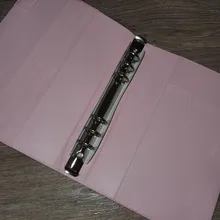 Carpeta de archivos recargable para Notebook, funda para Bloc de notas, carpeta de cuero, suministros de oficina, novedad