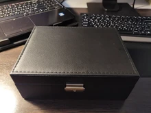 Caja de cuero para joyería de doble capa, caja de almacenamiento de ornamento para pendientes y pendientes, joyero grande multifunción, novedad