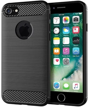 

IPhone 7 case (iPhone 8) color Black (Black), carbon series, caseport