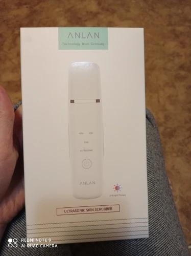 Отзыв о товаре ANLAN Ультразвуковой скрабер скруббер, ионная лопатка для чистки лица, пилинг, лифтинг для лица, удаление угрей, терапия красным светом для удаления черных точек blackhead remover узи чистка ультразвуковая чистка лица от пользователя Покупатель 
