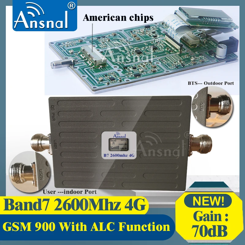 New!! 2600Mhz ALC Cellular Amplifier 2600 4g