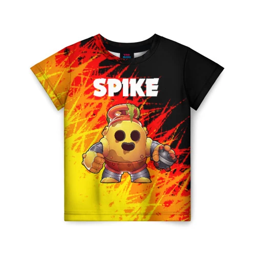 Children S T Shirt 3d Brawl Stars Spike Robot T Shirts Aliexpress