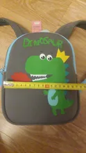 Mochila de grado alto para bebés y niñas, morral escolar 3D antipérdida con dibujos animados para guardería, impermeable de dinosaurios