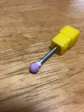 Uds.-broca de cerámica para pulir uñas, máquina de manicura de carburo y Diamante, bola, piedra, cortador de cutículas, herramientas de pedicura, pinzas/M/S