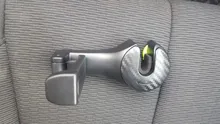 Coche ganchos asiento de automóvil ganchos con soporte de teléfono Universal reposacabezas de coche los ganchos para bolso para colgar bolsa tela de 1 Uds