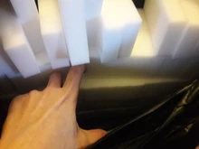 Esponja limpiadora de melamina para oficina y baño, borrador de esponja mágica para cocina, 100 unids/lote