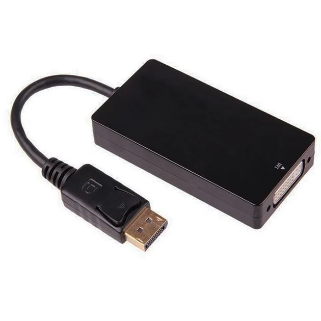 Видеоадаптер 3 в 1 Mini DisplayPort HDMI,DVI-I,VGAr(Черный