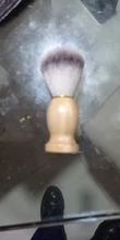 Brocha de afeitar para hombre, herramienta de afeitar con mango de madera, 2020