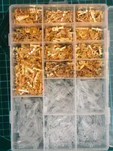 Terminales de crimpado de 2,8/4,8/6,3mm, conector de cable aislado macho y hembra, Kit de conectores de pala de cable eléctrico, manguitos aislados