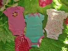 3 unids/lote recién nacido bebé niña bodies ropa de bebé 0-12M bebé mono de algodón conjuntos de ropa de bebé