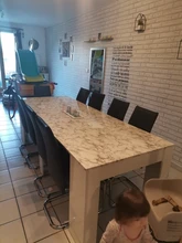 Marble Wallpaper Self-Adhesive Oil-Proof Kitchen Countertop Bathroom Home Improvement