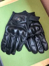 Guantes de motocicleta unisex de cuero y carbón para invierno, guantes de moto para hombre y mujer, para motocross, ATV