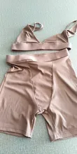 2 unids/set mujeres Sexy sin mangas sujetadores tipo bustier tanque chaleco Tops pantalones cortos de cintura alta Pantalones de chándal de verano de 2021.