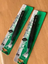 Pinzas de cejas de acero inoxidable, para maquillaje, 2021 negro, multiusos, herramientas para decoración de uñas