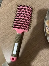 Cepillo para el pelo con cerdas de jabalí para mujeres y hombres