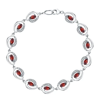 

Silver Bracelet with cubic zirconia sunlight sample 925