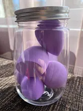 4/1pc maquillaje licuadora Puff cosmético de maquillaje esponja con caja de almacenamiento de la Fundación esponja para polvo herramienta de la belleza de las mujeres Accesorios