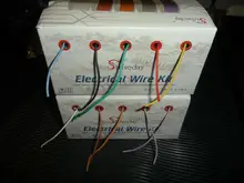 1/Box 2 Wiring-Cable Silicone-Wire Electronic-Stranded-Wire-Conductor AWG 24-26 28-30