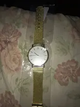 Reloj minimalista ultrafino con correa de malla para mujer, pulsera deportiva de oro rosa, 2020