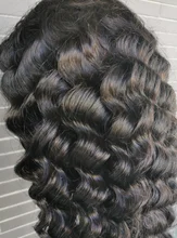 Enlaces de onda profunda pelucas de cabello humano 28 30 pulgadas peluca Frontal de encaje para las mujeres negras agua rizado peluca brasileña cabello humano Pre arrancado