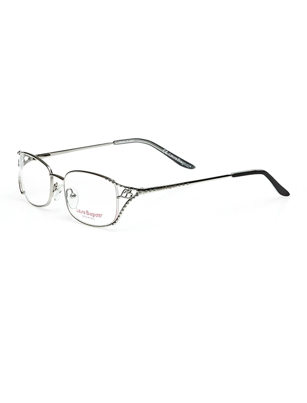 

Markamilla Women Reading Glasses Frame Demo Glasses Eyewear Transparent High Quality WomenLaura Biagiotti LB 004 PPL