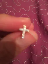 Pendientes minimalistas de Plata de Ley 925 con circonita cúbica para mujer, joyería sencilla geométrica cruzada, pendientes de plata y oro