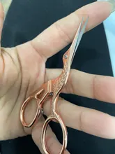 Tijeras de acero inoxidable de colores para manualidades, 1 Uds.