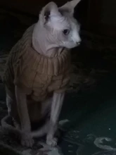 Sweater Clothing Jacket Winter Coat Knitted Cats Kitty Cotton Warm Leisure for Small