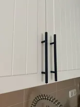 KAK 2 ~ 24 de la puerta de la cocina Bar tira hacia manija perillas del gabinete, 10mm de diámetro de acero inoxidable manija, herrajes para muebles