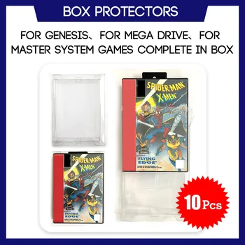 

Box Protector For Genesis For Mega Drive For Master System CIB Complete In Box Game Custom Clear Plastic Case 10 Pcs
