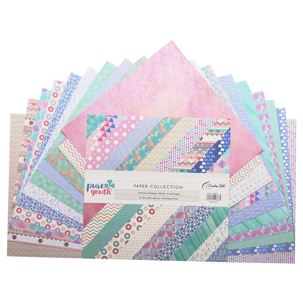 Decorative Paper Scrapbooking | Scrapbooking Paper 12 Inches