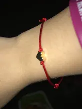 BPPCCR-pulsera de amor hecha a mano de acero inoxidable, amuleto con forma de corazón, hilo de cuerda roja, brazaletes de cuerda para hombres y mujeres
