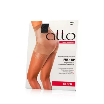 

Women's tights Atto push up 40den Black 2 size