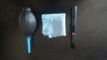 Kit de limpieza de cámaras 3 en 1, cepillo limpiador de polvo, soplador de aire, toallitas, paño de limpieza para Gopro, Canon, Nikon, videocámara, VCR
