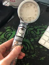 Zloog-Cabezal de ducha LED de baño caliente, ahorro de agua de alta presión, anión de mano, cabezal de ducha de filtro de Spa