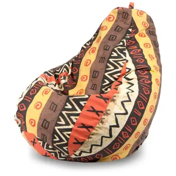 

Set of covers "pear", jacquard, African