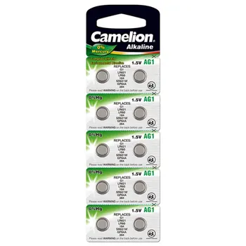 

Camelion button stack, clock stack LR60 / AG1 / LR621 / 364 / G1 Blister 10uds.