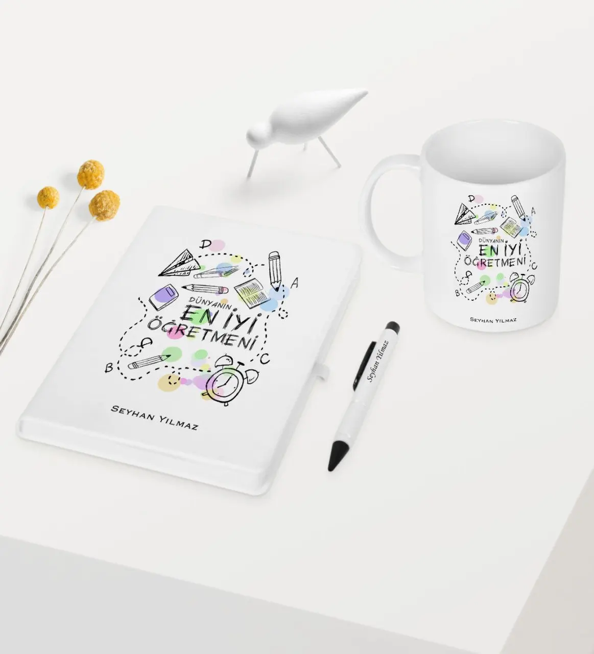 Персонализированные МИР лучший эгримени тема белая ручка для записной книжки