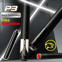 

PREOAIDR 3142 P3 Pool Cue 10.8/11.5/ 12.8mm Stick Billiards Maple Carbon Fiber Technology Shaft Pool Cue Uni-loc Joint Cue Kit