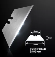 WORKPRO – Cuchillas de acero SK5, cuchillas profesionales originales de acero, 100 piezas