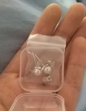 Creative Simple Craft Animal lindo 925 Sterling Silver plateado pequeño gato hueco perforado perla mujer pendientes SE64