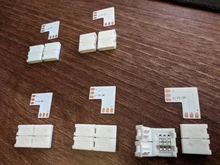 Led-Connector Right-Angle 4pin 6pin 3pin 5pin 2pin for 5050 SMD RGB RGBW 3528-2812/led-Strip